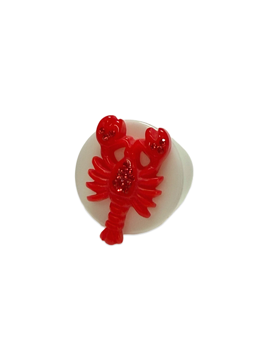 Crystal Lobster Circle and Heart LIMITED