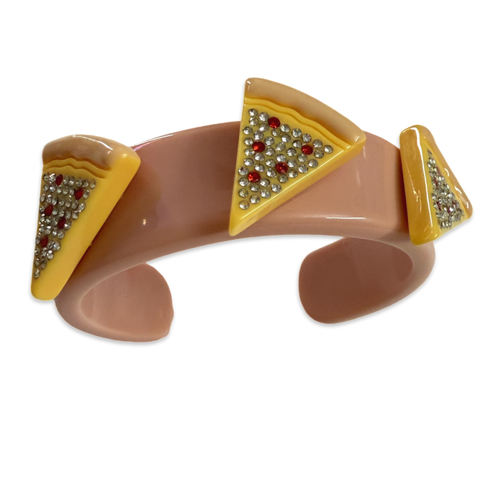 Crystal Pizza Wide Cuff