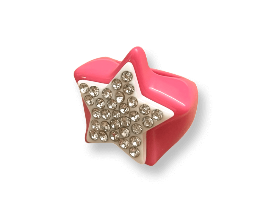 Star Base Large Crystal Star Ring