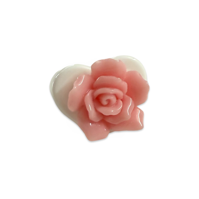 Rose Bloom Heart Ring
