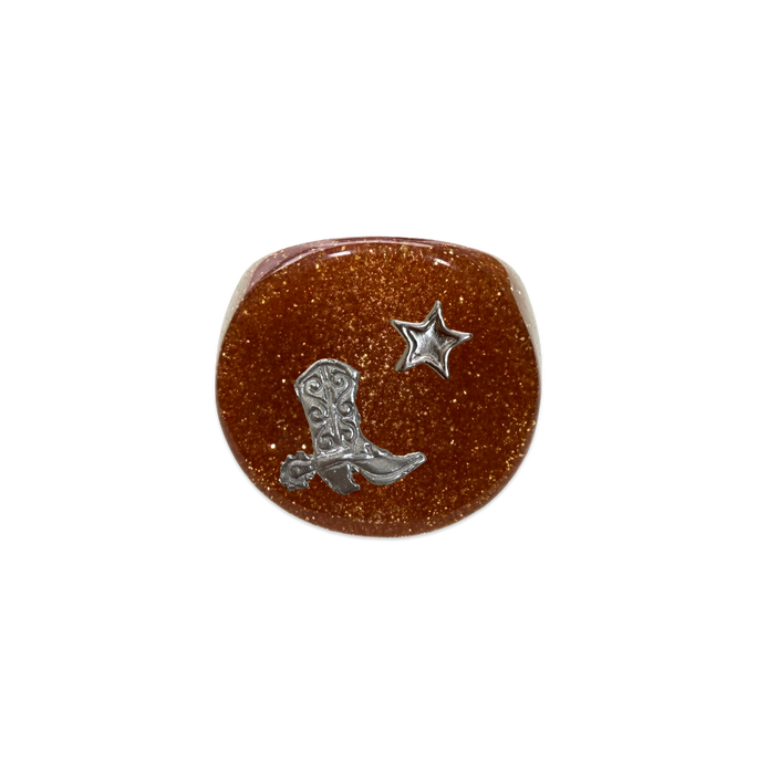 Sterling Silver Starry Boot Ring