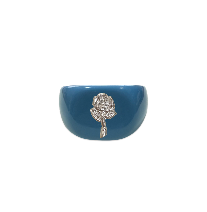 Sterling Silver Rose Ring