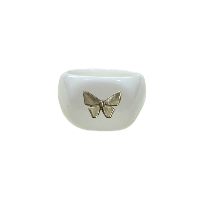Sterling Silver Butterfly Ring