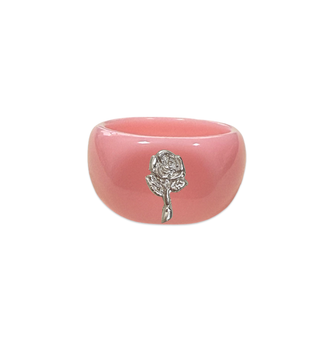 Sterling Silver Rose Ring
