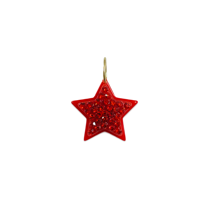 Crystal Stacked Star Pendant