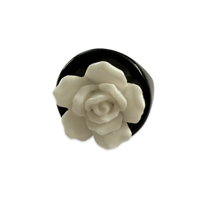 Rose Bloom Circle Ring
