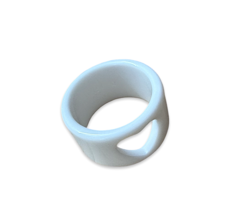 XL Heart Cut Out Cigar Band Ring