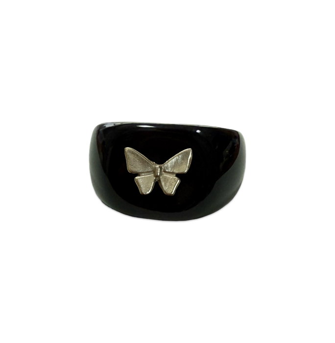 Sterling Silver Butterfly Ring