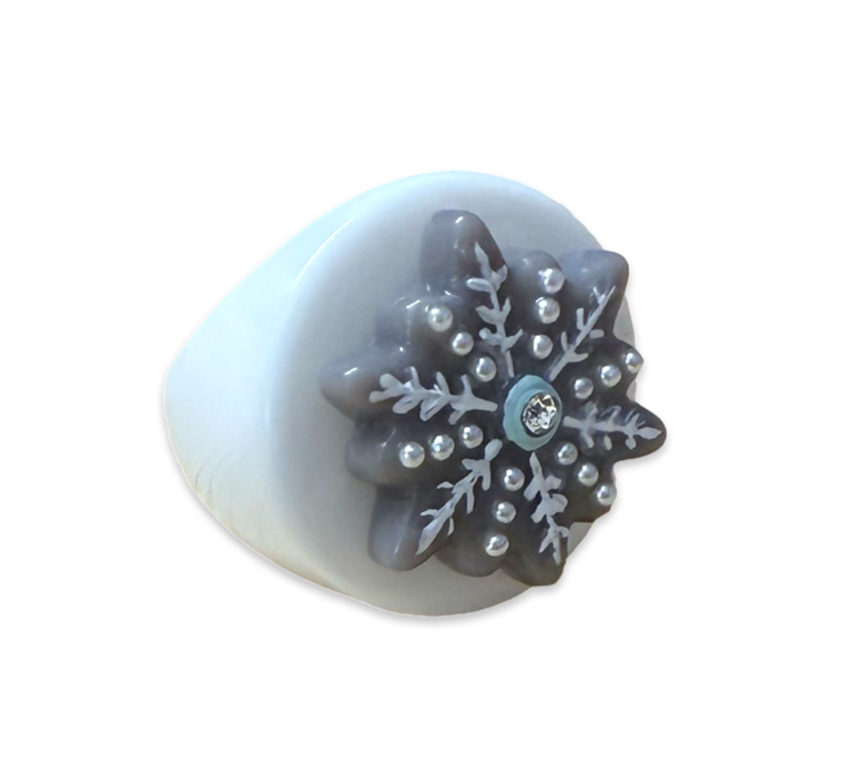 Snowflake Circle Ring