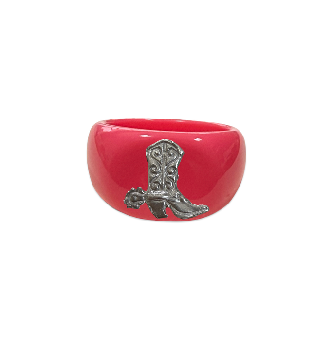 Sterling Silver Boot Ring