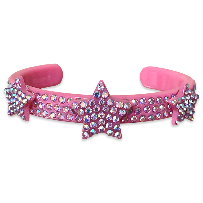 Crystal Stars Encrusted Thin Cuff