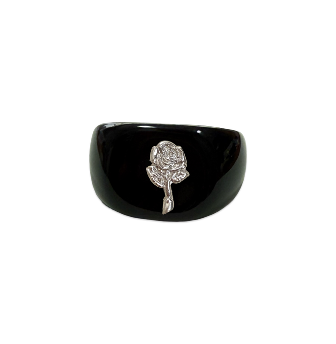 Sterling Silver Rose Ring