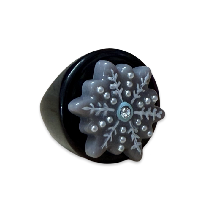Snowflake Circle Ring
