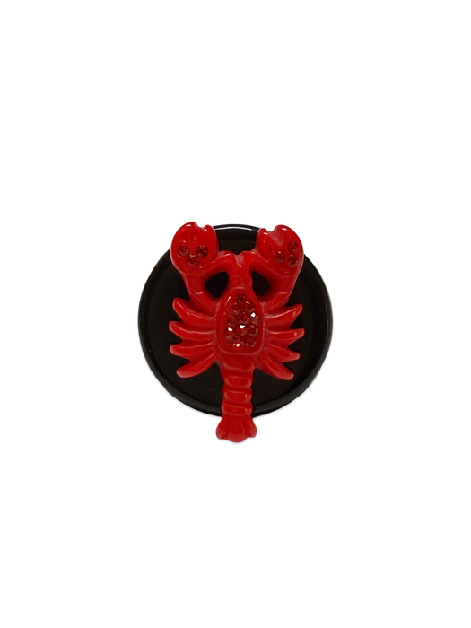 Crystal Lobster Circle and Heart LIMITED