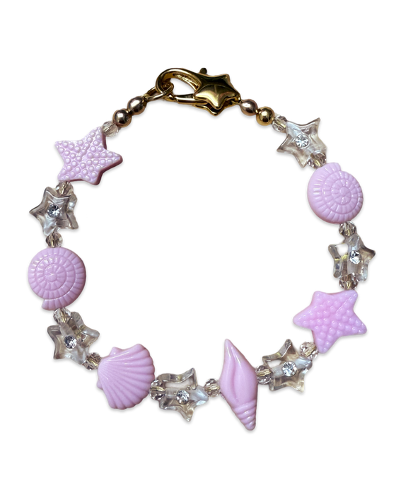 Pastel Shell Beaded Bracelets