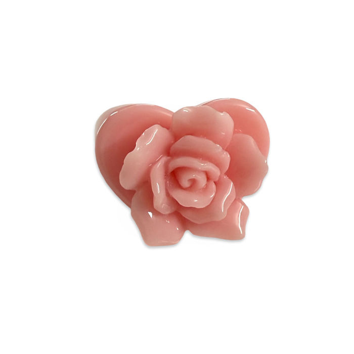 Rose Bloom Heart Ring