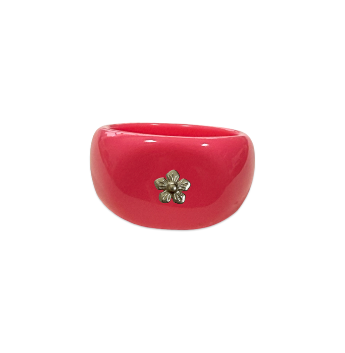 Sterling Silver Tiny Flower Ring