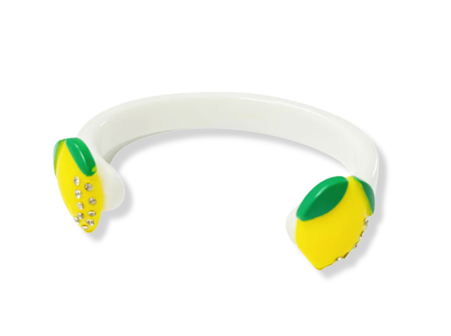 Crystal Lemon Floating Cuff