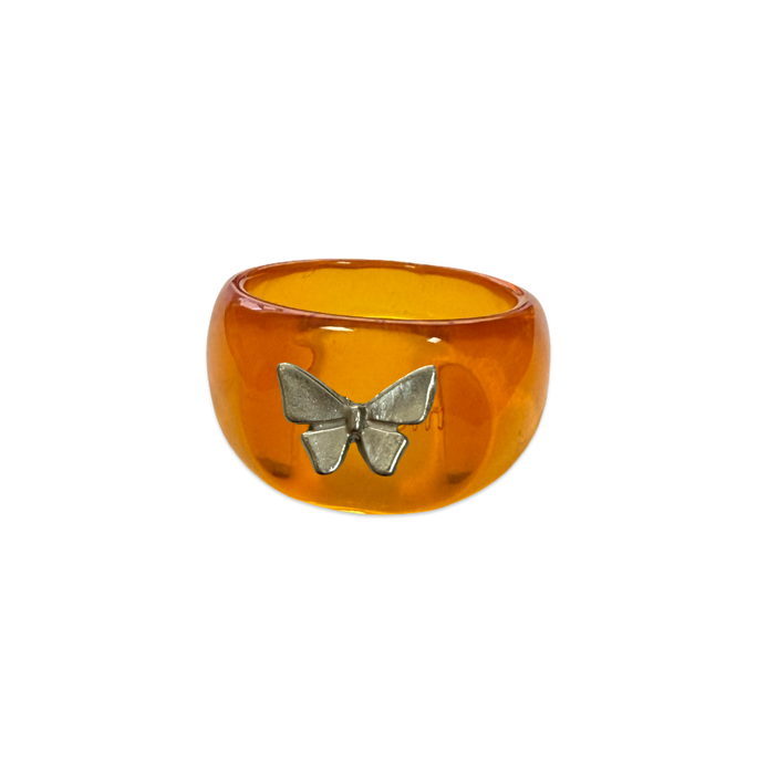 Sterling Silver Butterfly Ring