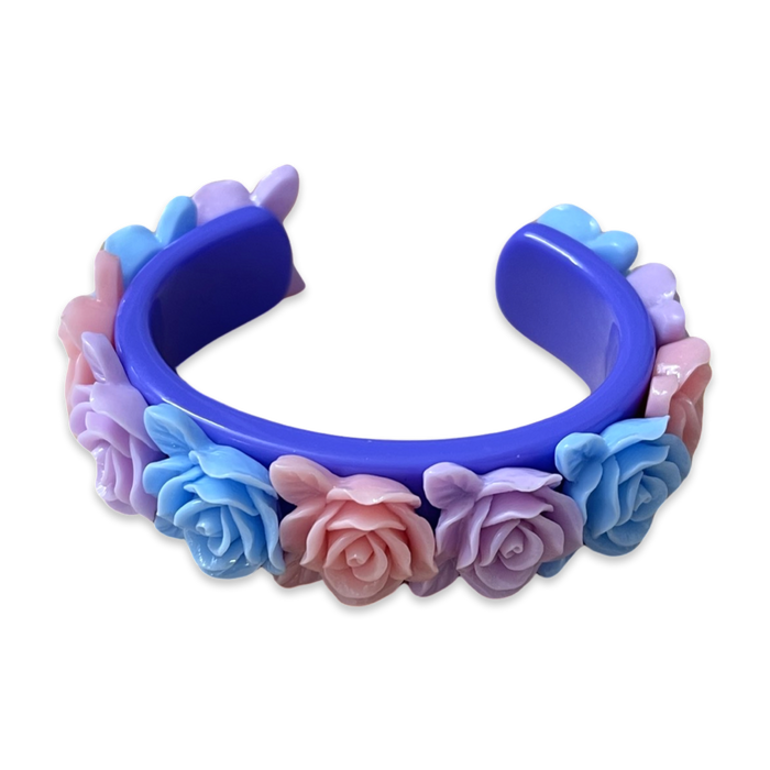 Rose Bouquet Wide Cuff