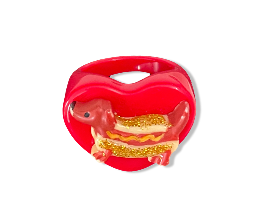 Hot Dog Dachshund Ring
