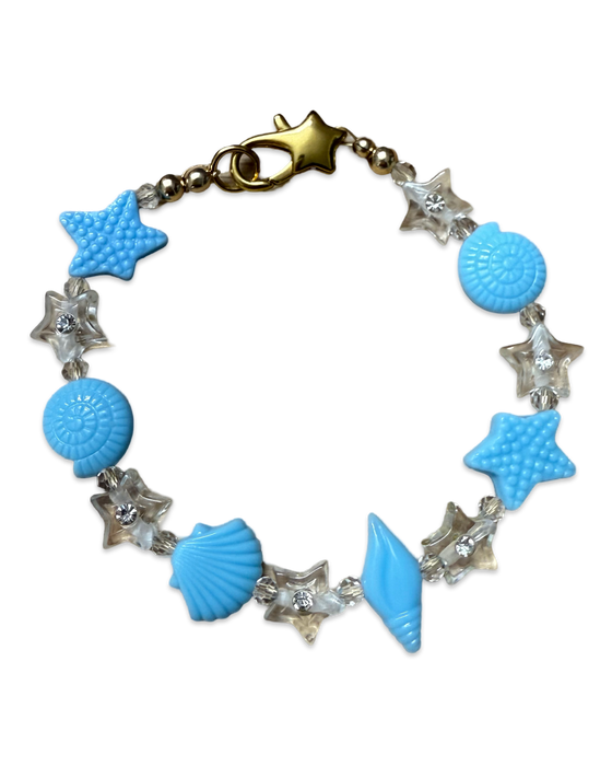 Pastel Shell Beaded Bracelets