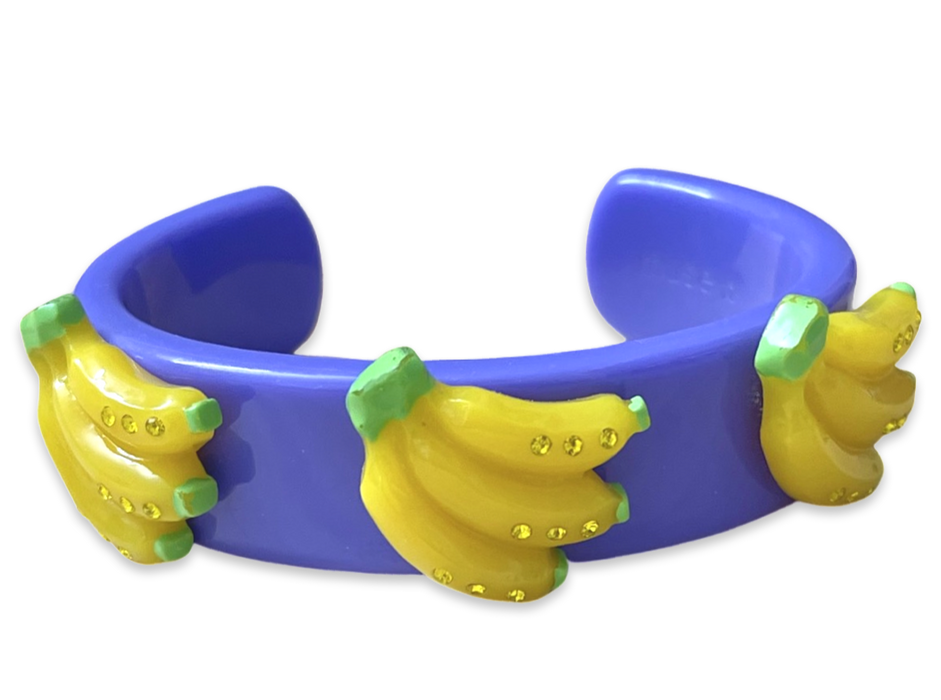 Crystal Bananas Wide Cuff