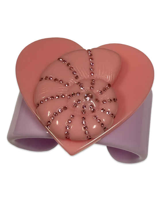 XL Heart Crystal Shell LIMITED