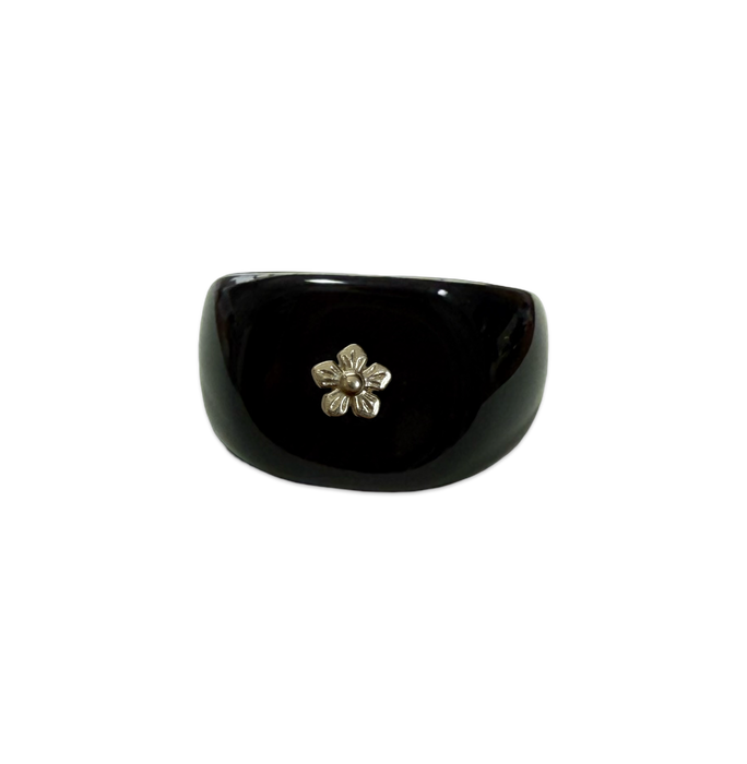 Sterling Silver Tiny Flower Ring