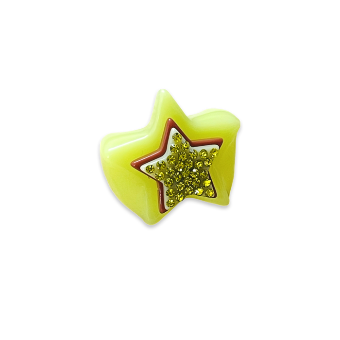 Stacked Stars on Star Ring