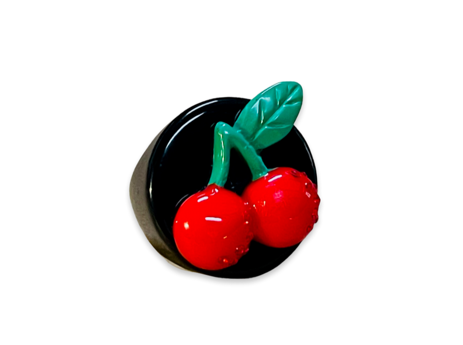Crystal Cherry Ring