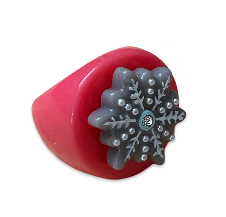 Snowflake Circle Ring