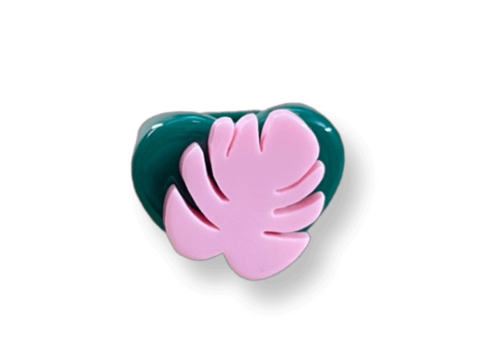 Monstera Palm Leaf Ring