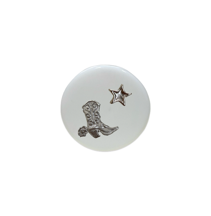 Sterling Silver Starry Boot Ring