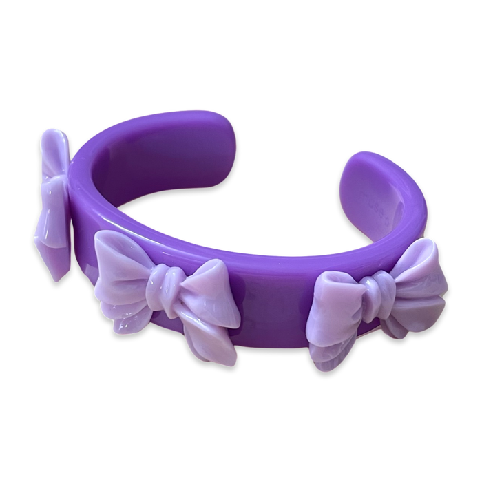 Jumbo Bow Wide Cuff Bracelet
