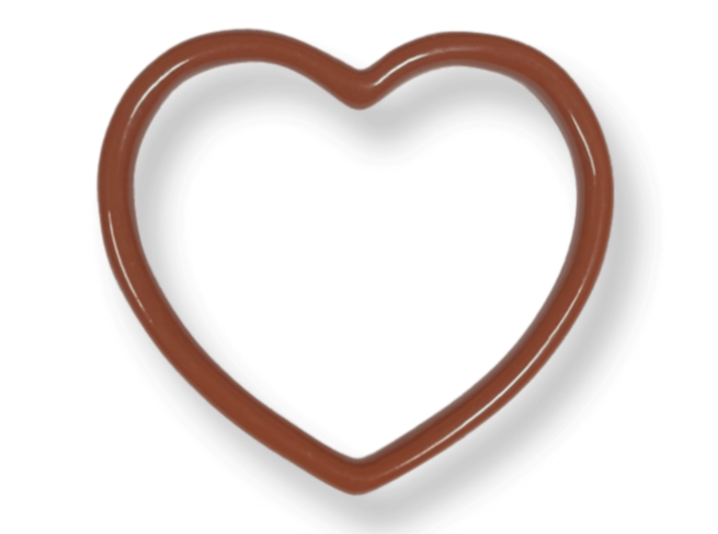 Heart Bangle Bracelet