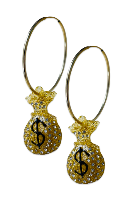 Money Charms 14KT Gold-Filled Hoops