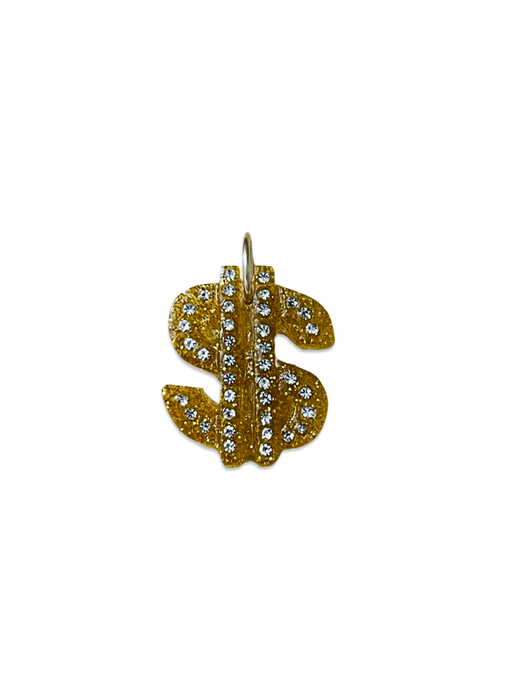 Crystal Money Sign Pendant