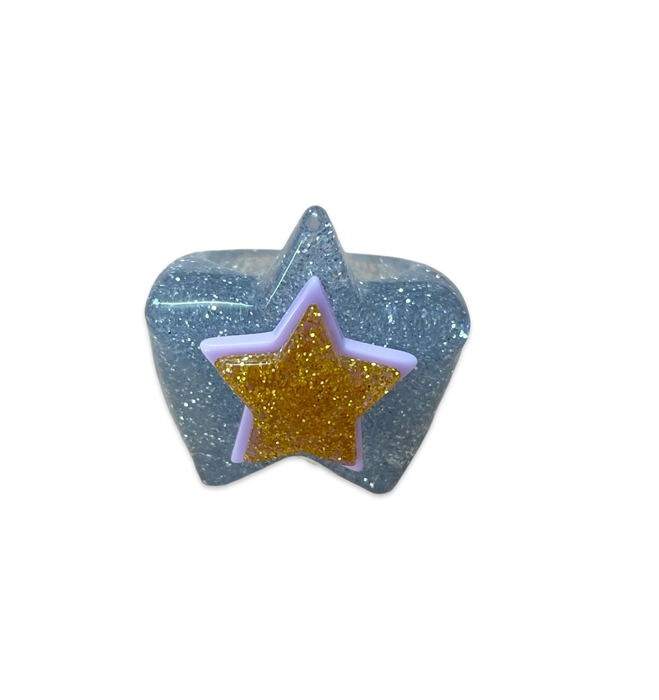 Glitter Stars on Glitter Star Ring