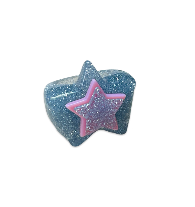 Glitter Stars on Glitter Star Ring