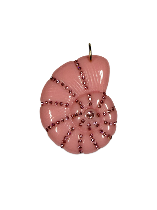 XL Crystal Shell Pendant