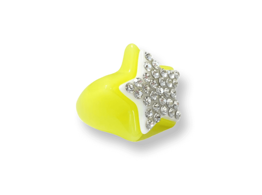 Star Base Large Crystal Star Ring