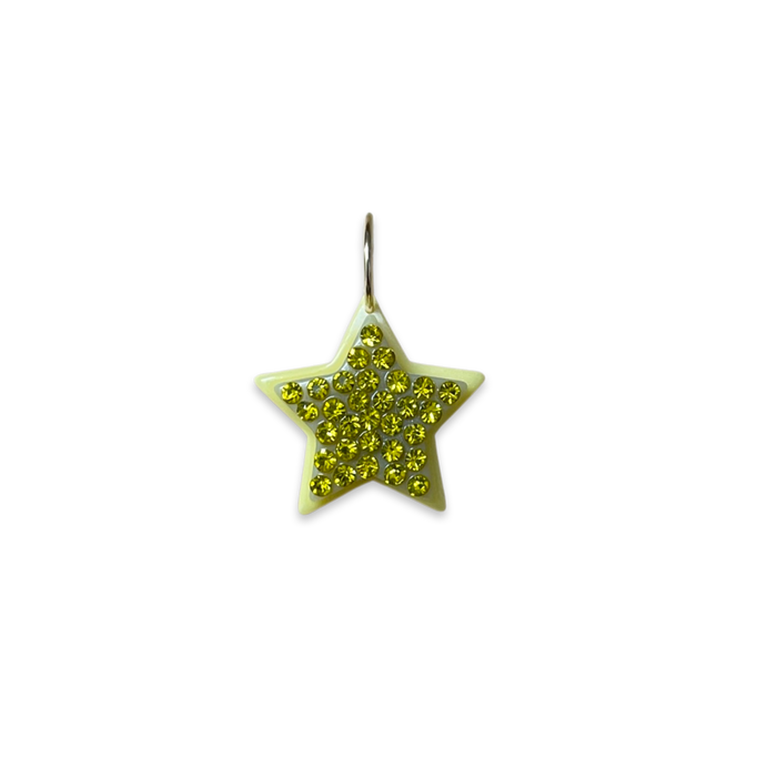 Crystal Stacked Star Pendant