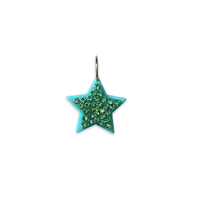 Crystal Stacked Star Pendant