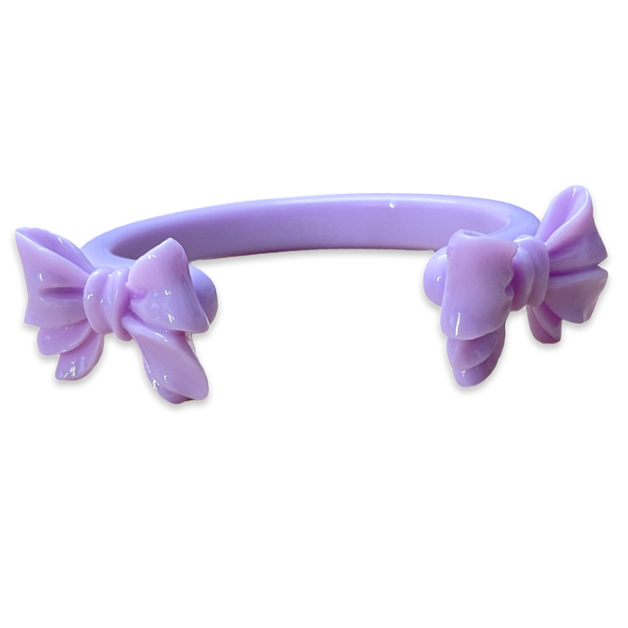 Floating Jumbo Bow Cuff Bracelet