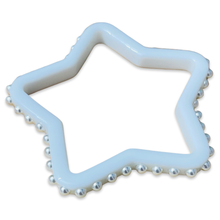 Pearl Star Bangle Bracelet