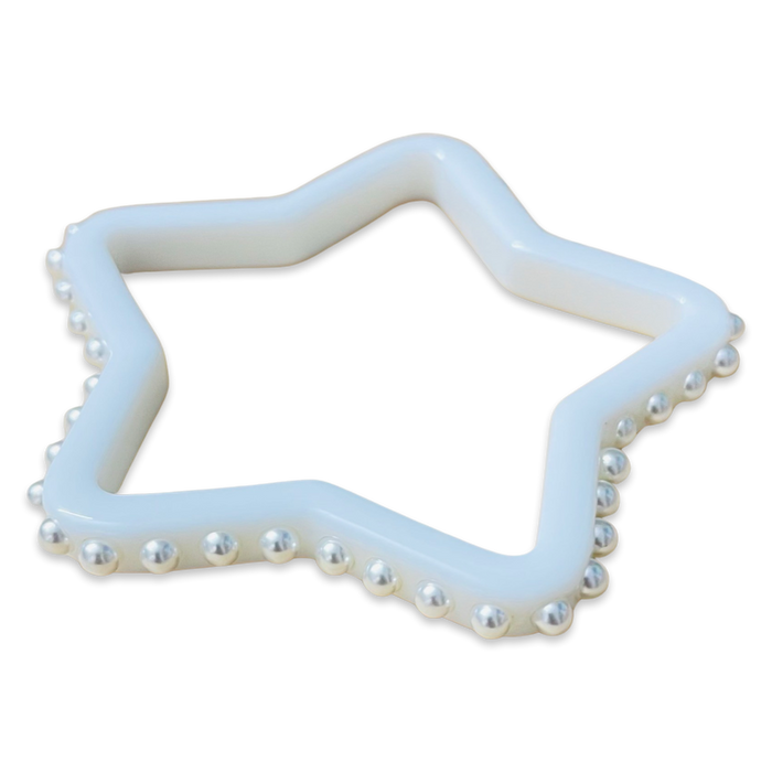 Pearl Star Bangle Bracelet