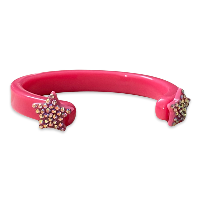 Small Crystal Star Cuff Bracelet