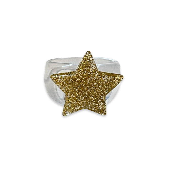 Glitter Star Classic Ring