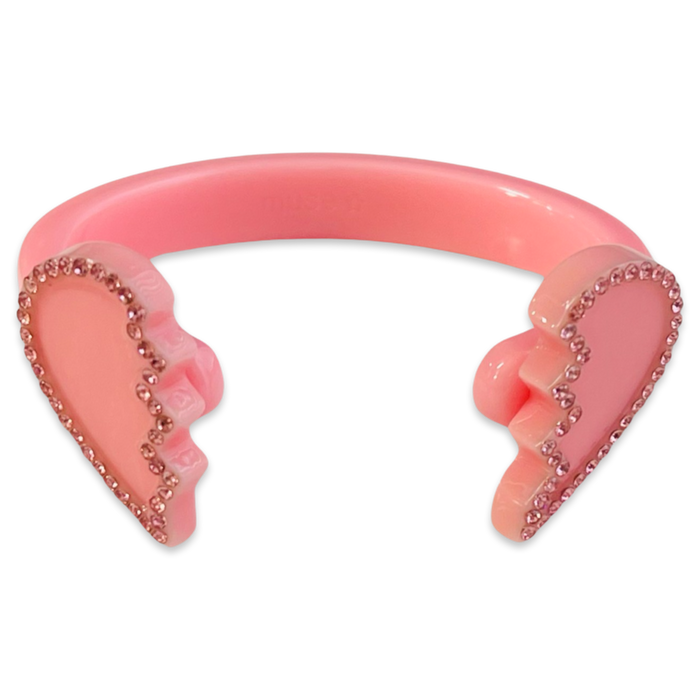 Crystal Broken Hearts Floating Cuff